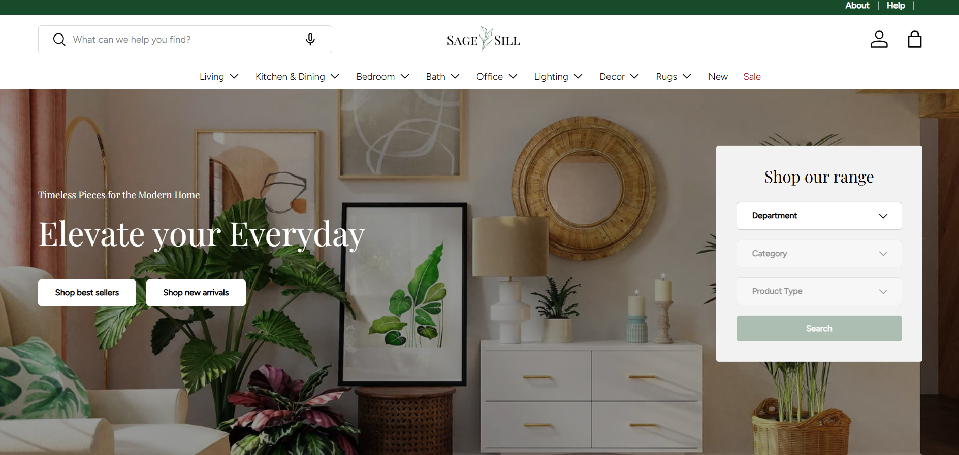 WordPress Project 5: Sage And Sill