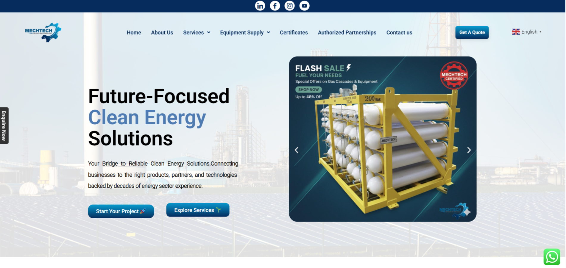 WordPress Project 14: Mech Techenergies